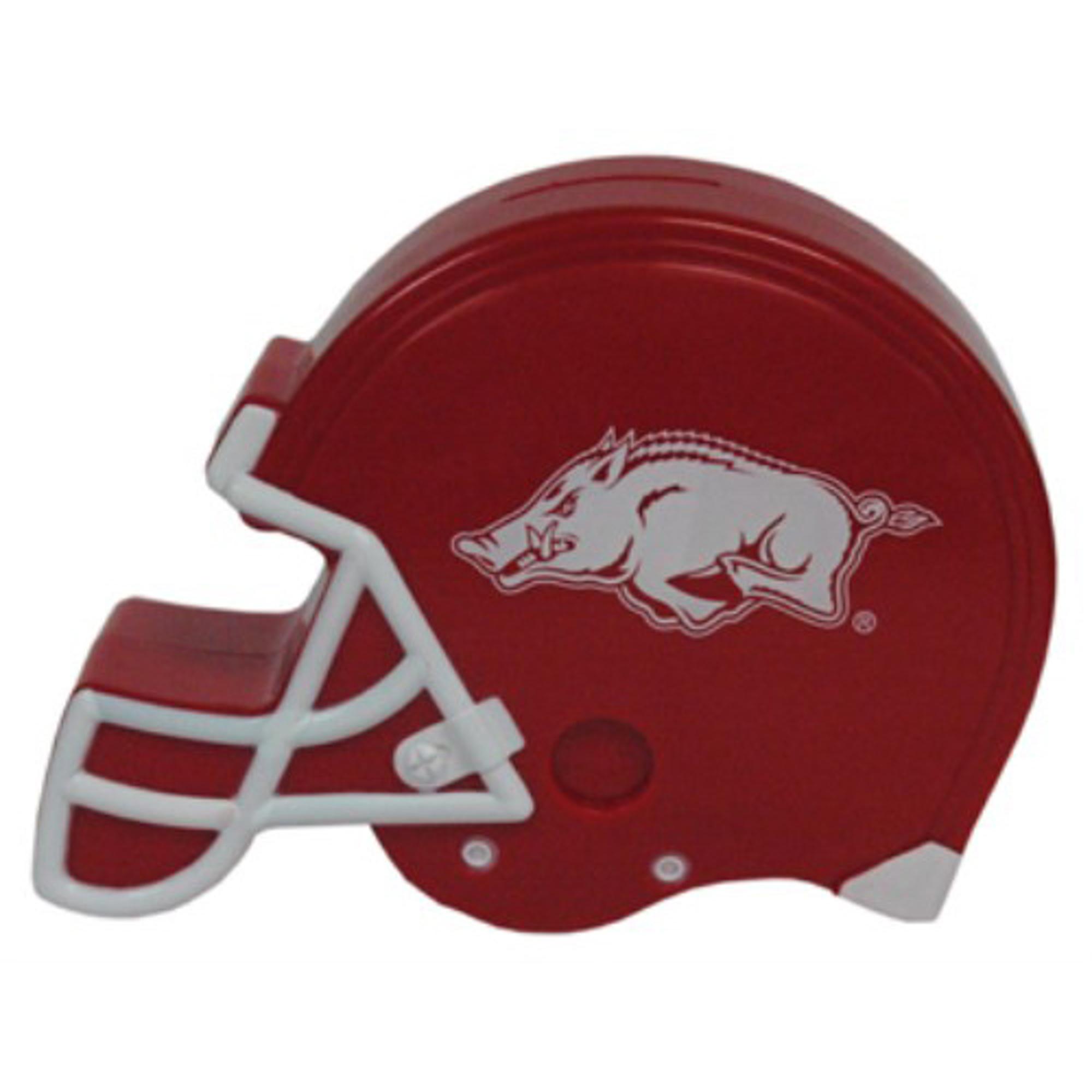 image of: Arkansas Razorbacks Plastic Helmet Bank Running Hog