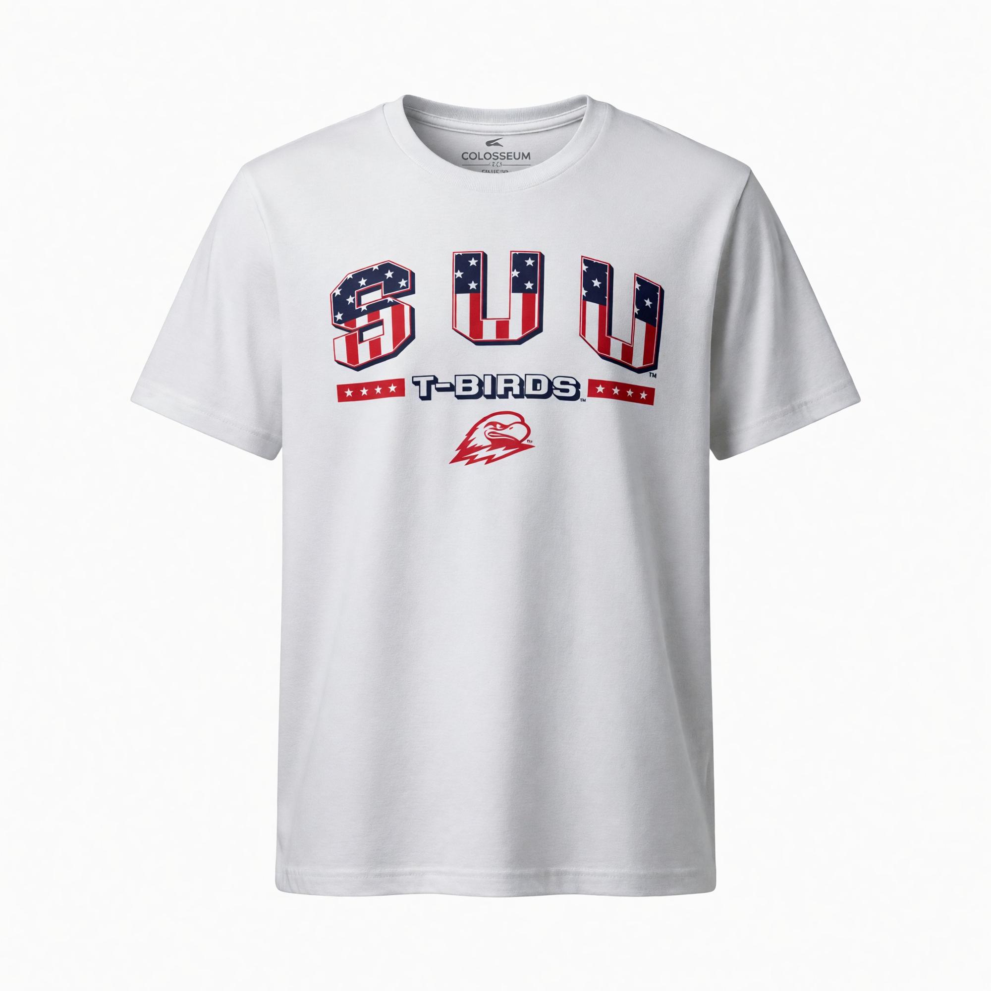 Product image 1 of 3 for COLOSSEUM SUU RED WHITE AND BLUE TEE