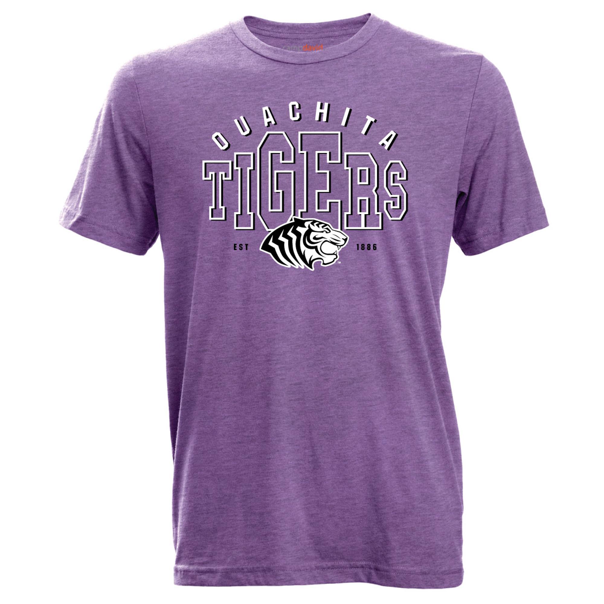image of: Ouachita Tigers EST 1886 Drifter Tri Blend Tee