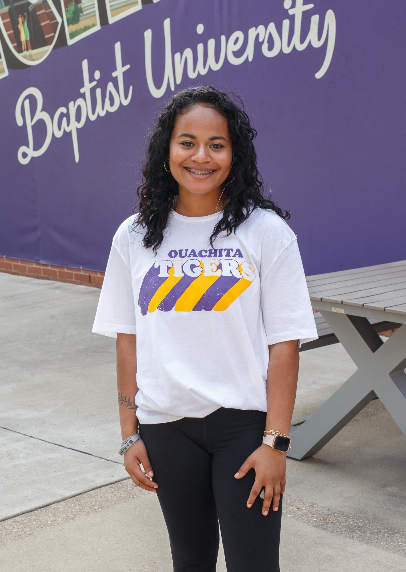 image of: Ouachita Tigers Perfect Weight Short Sleeve Tee