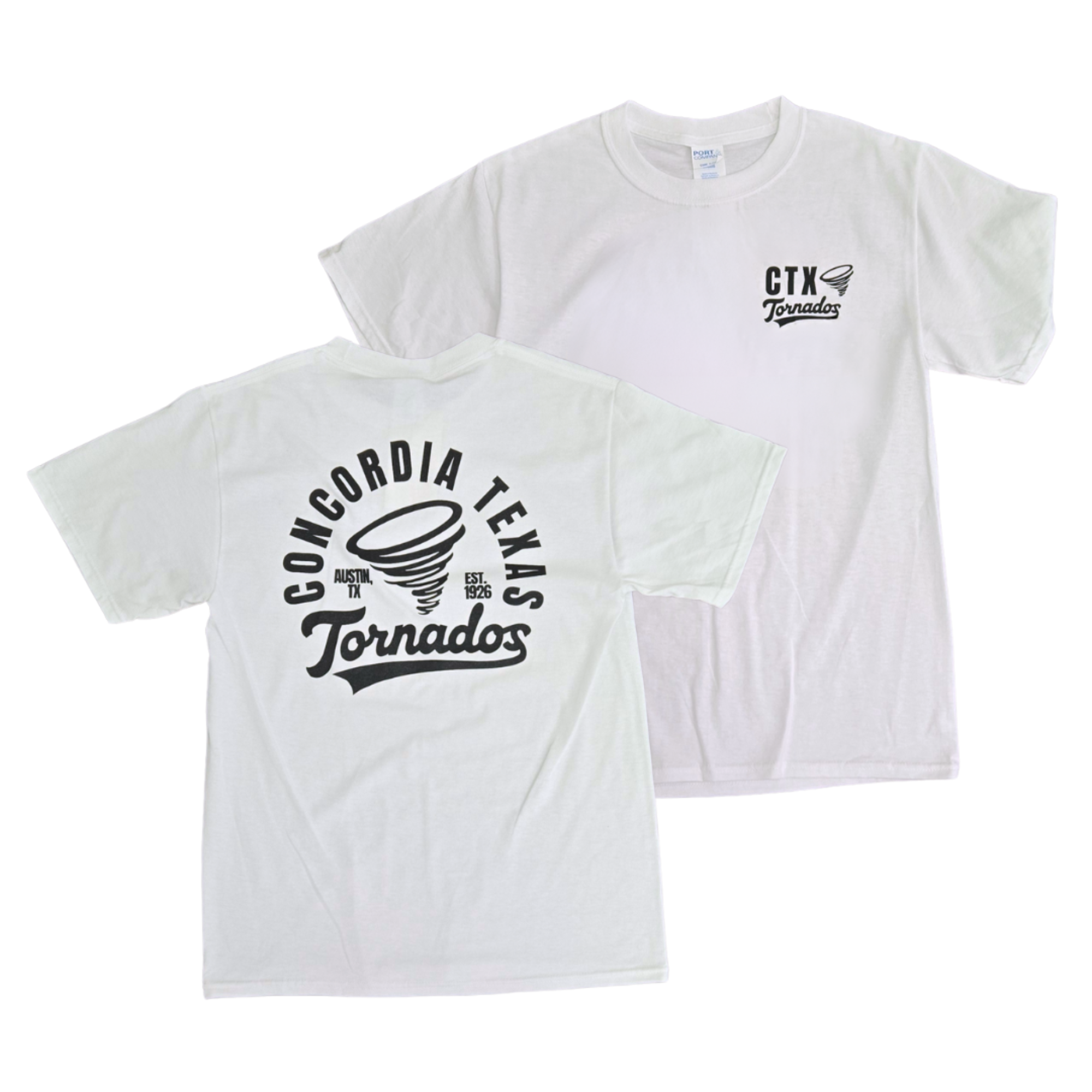image of: CTX x CBA Tornado Tee White