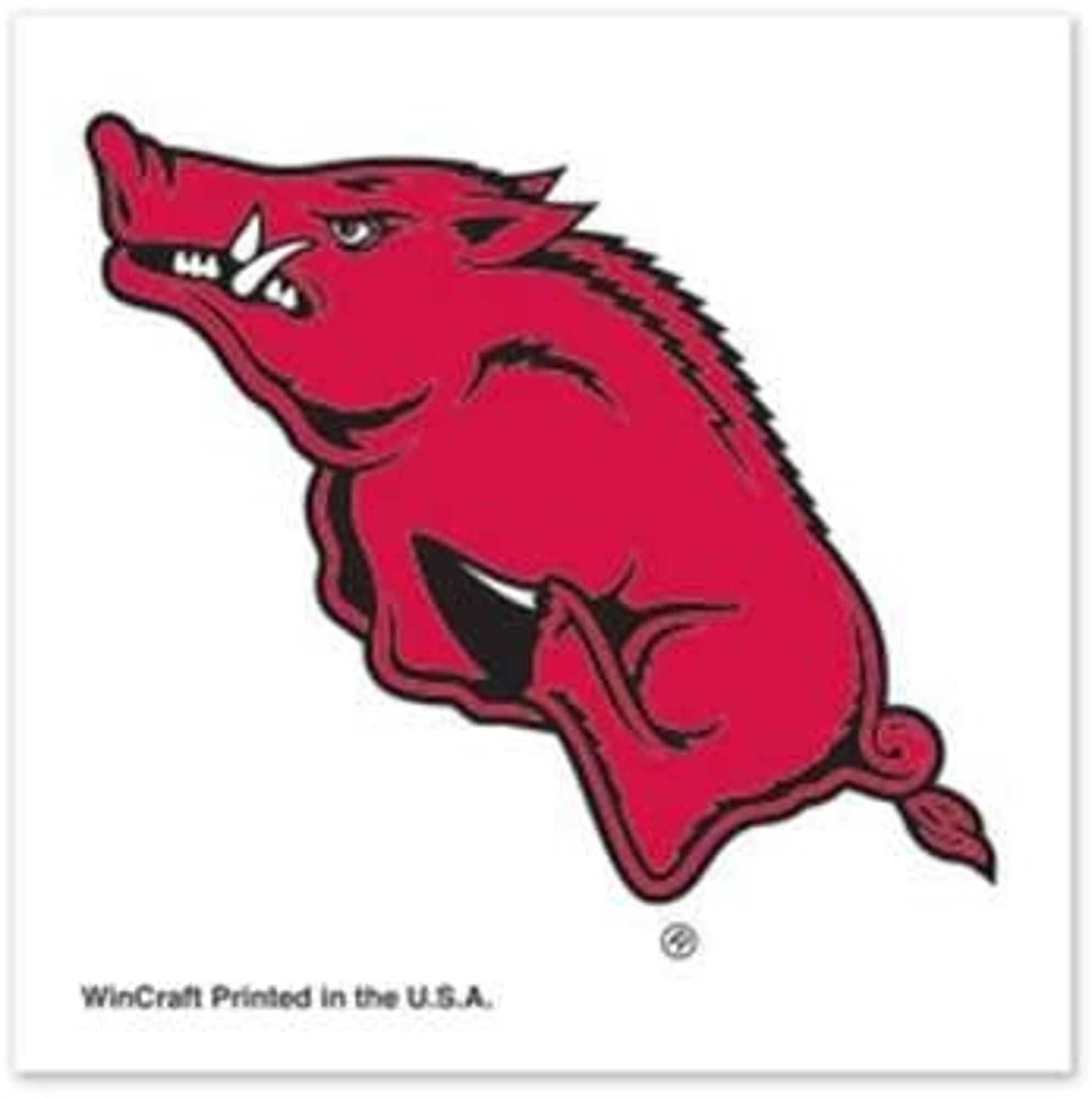 image of: Arkansas Razorback Face Tattoos 4-Pack