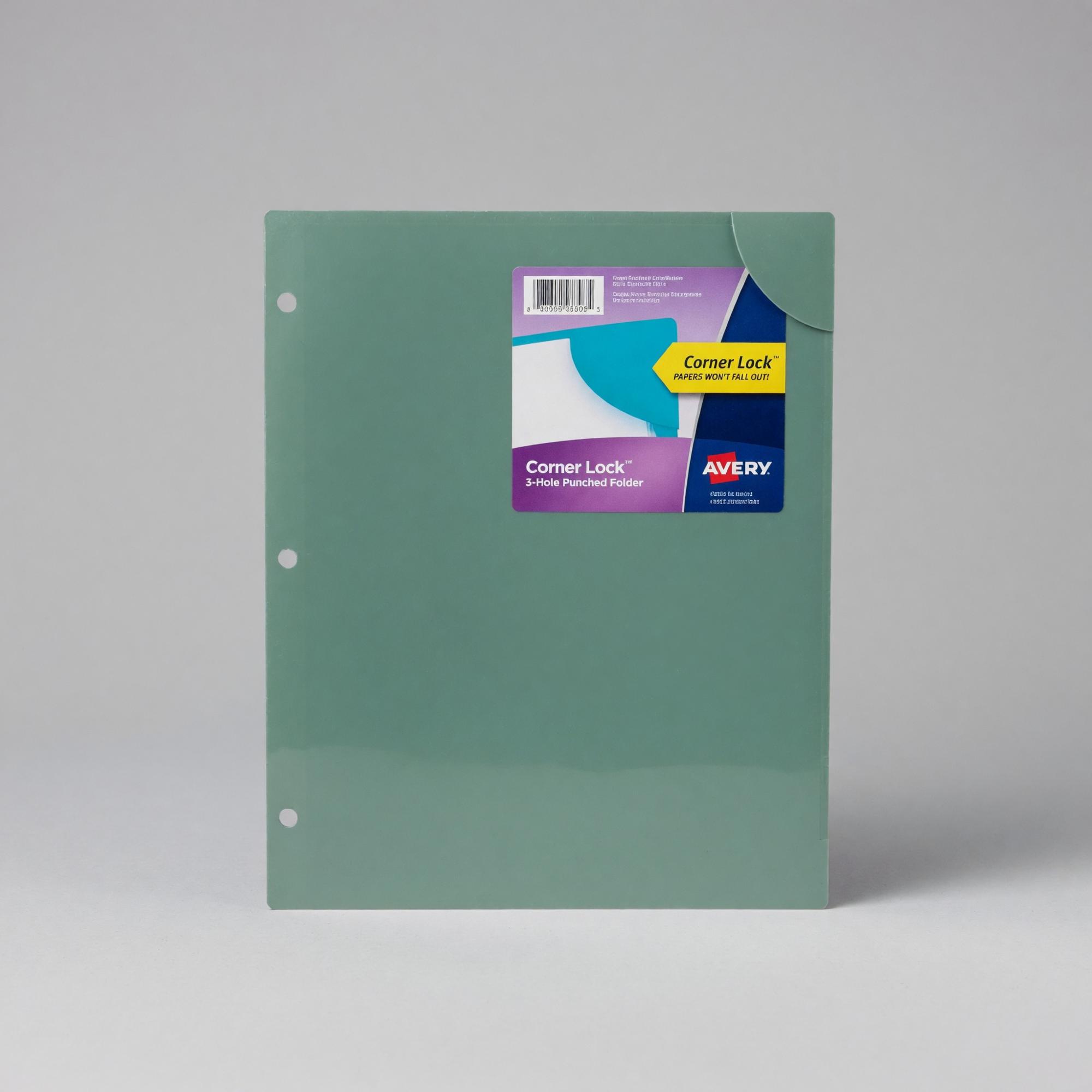 Product image 1 of 1 for FOLDER Corner Lock 3-hole punched