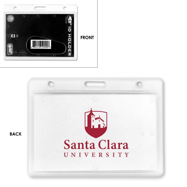 Santa Clara University Horizontal ID Dispenser, Clear; $7.98