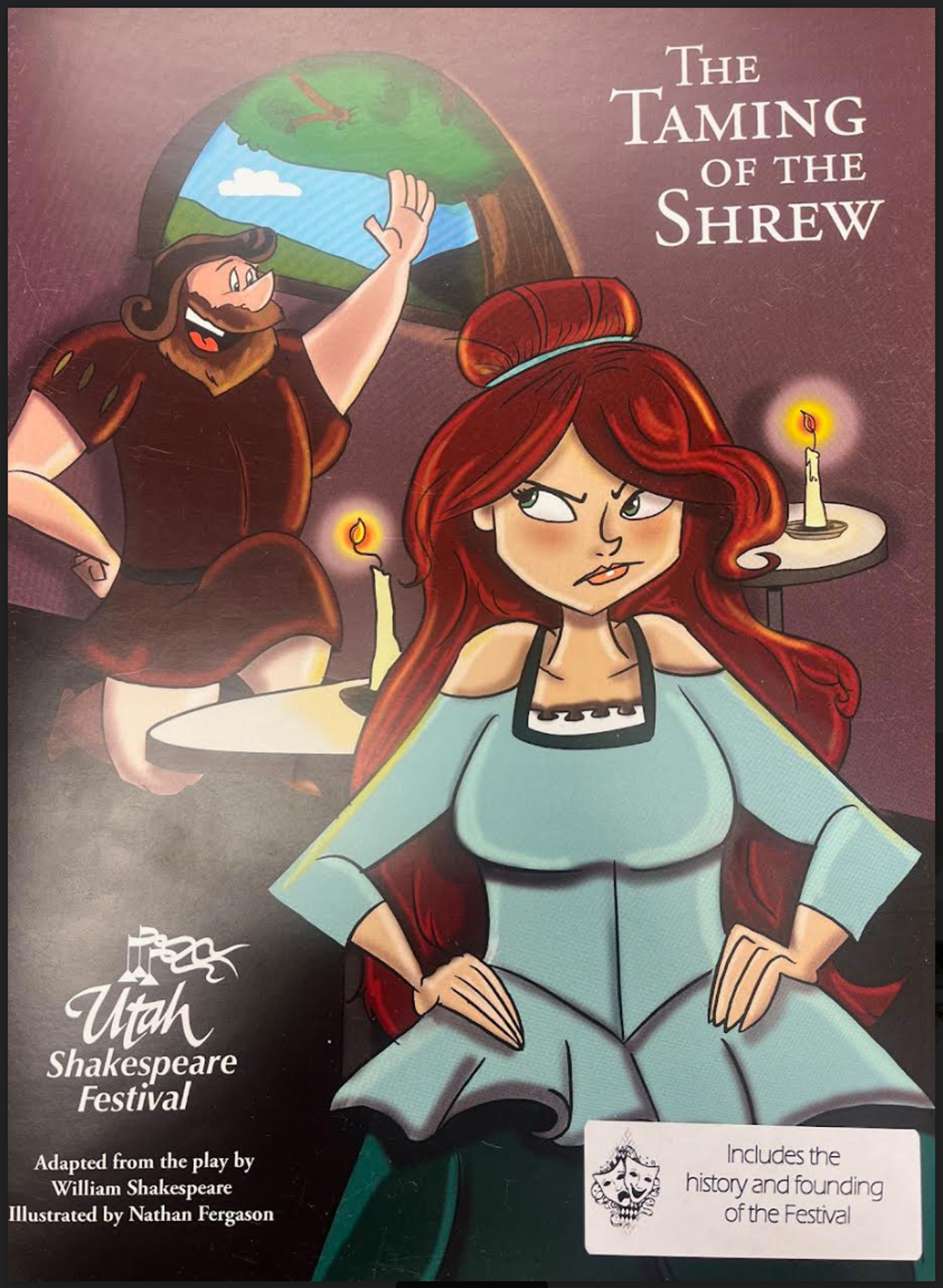 Cover image for THE TAMING OF THE SHREW COLORING BOOK