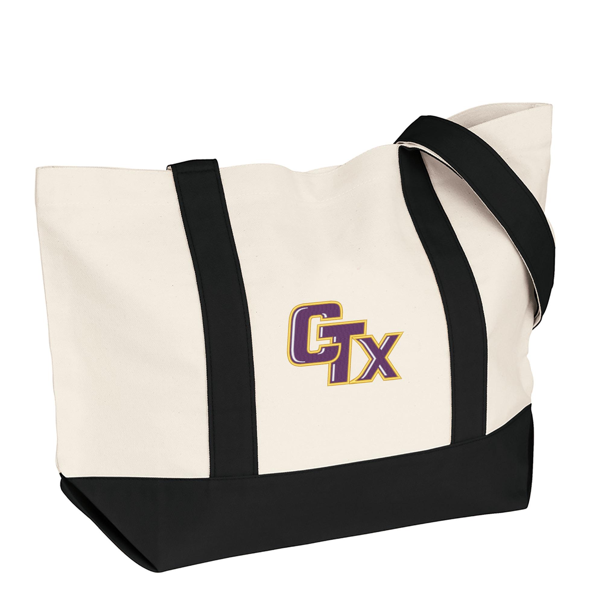 image of: CTX Canvas Tote With Black Straps