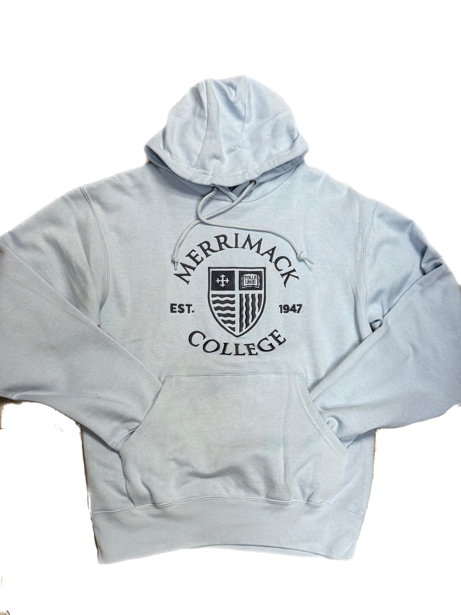 Circle Shield Pale Blue Hamden Hoodie