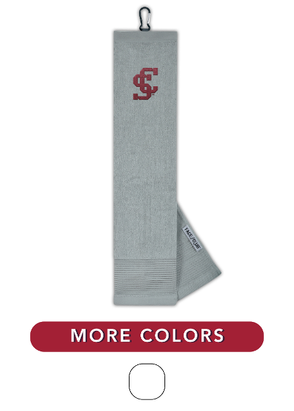 Santa Clara Broncos Golf Towel, White; $34.98