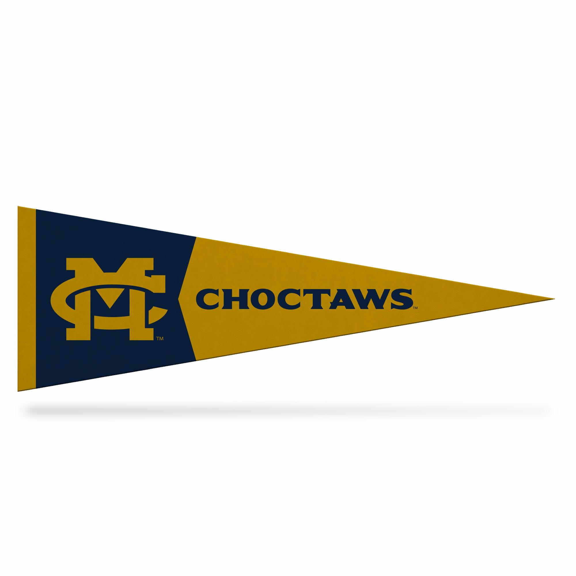 Product image 1 of 1 for MC PENNANT CHOCTAWS NAVY/GOLD
