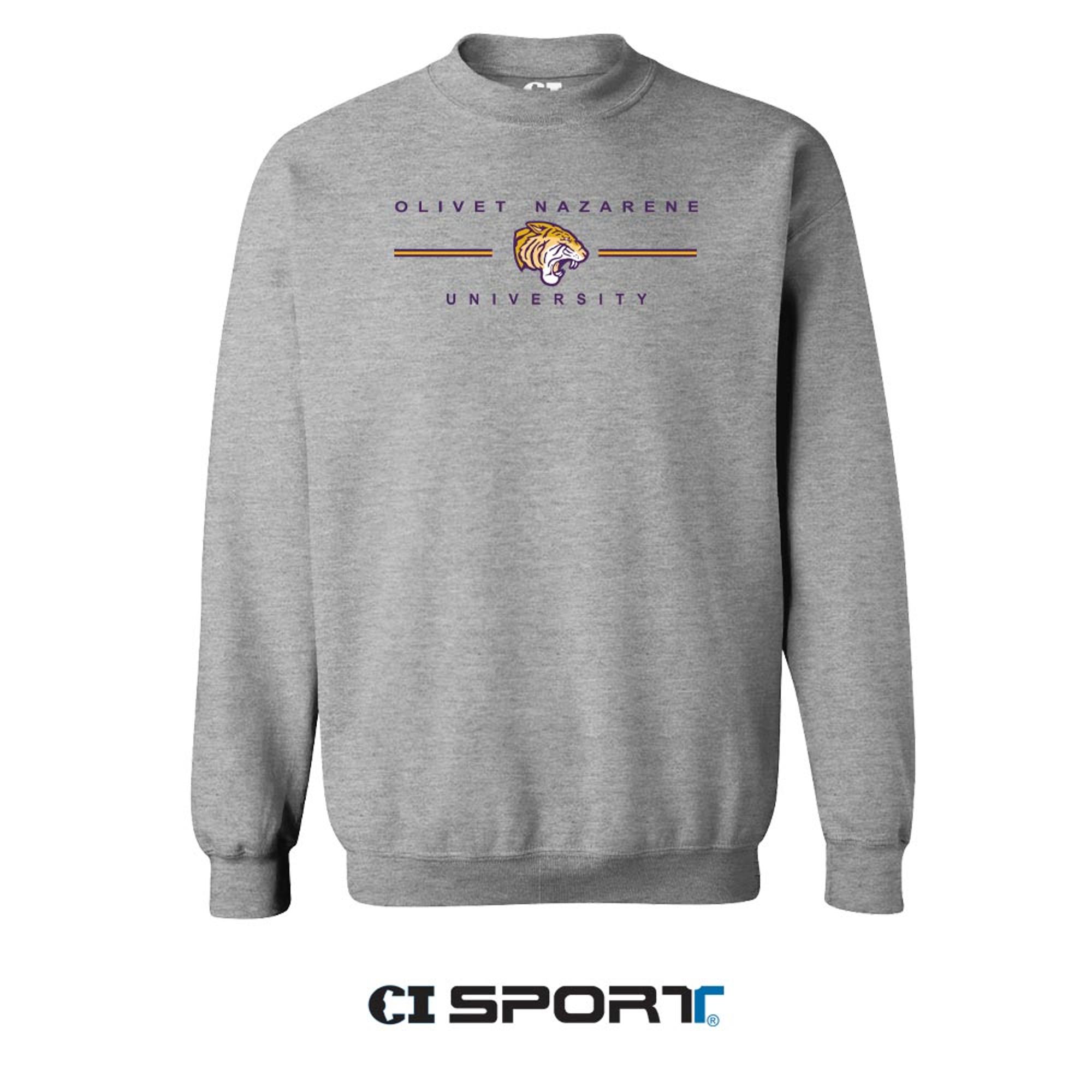 Product image 1 of 1 for Olivet Nazarene University Bandit Crew, Athletic Heather
