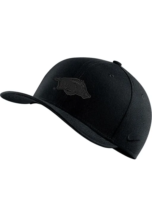 image of: Arkansas Razorback Nike Swoosh Flex Hat - Black