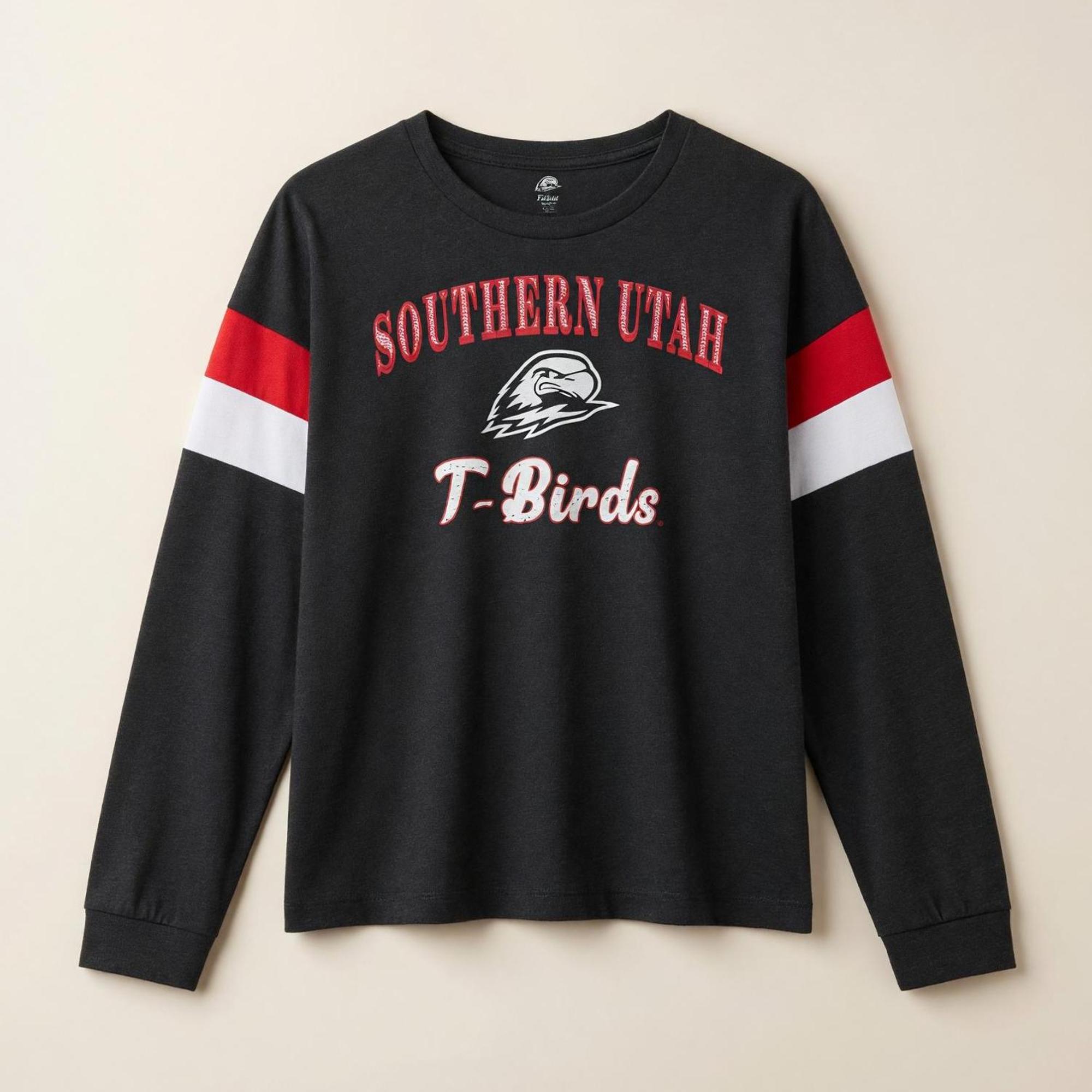 Product image 1 of 3 for COLOSSEUM WOMENS TEE S/S BLACK T-BIRDS