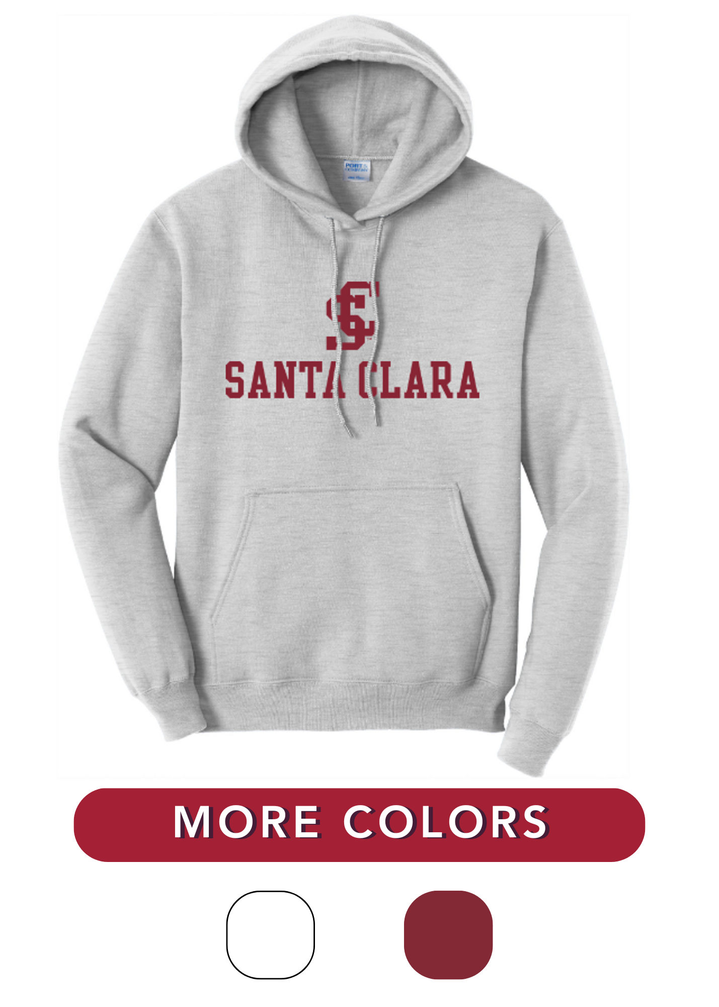 image of: Santa Clara Broncos SC Fleece Hood