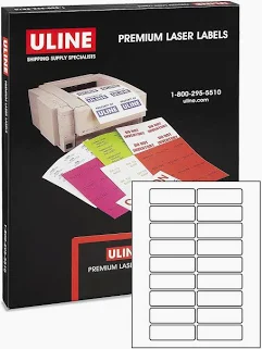 image of: MACO INK JET CLEAR LABELS 1X3