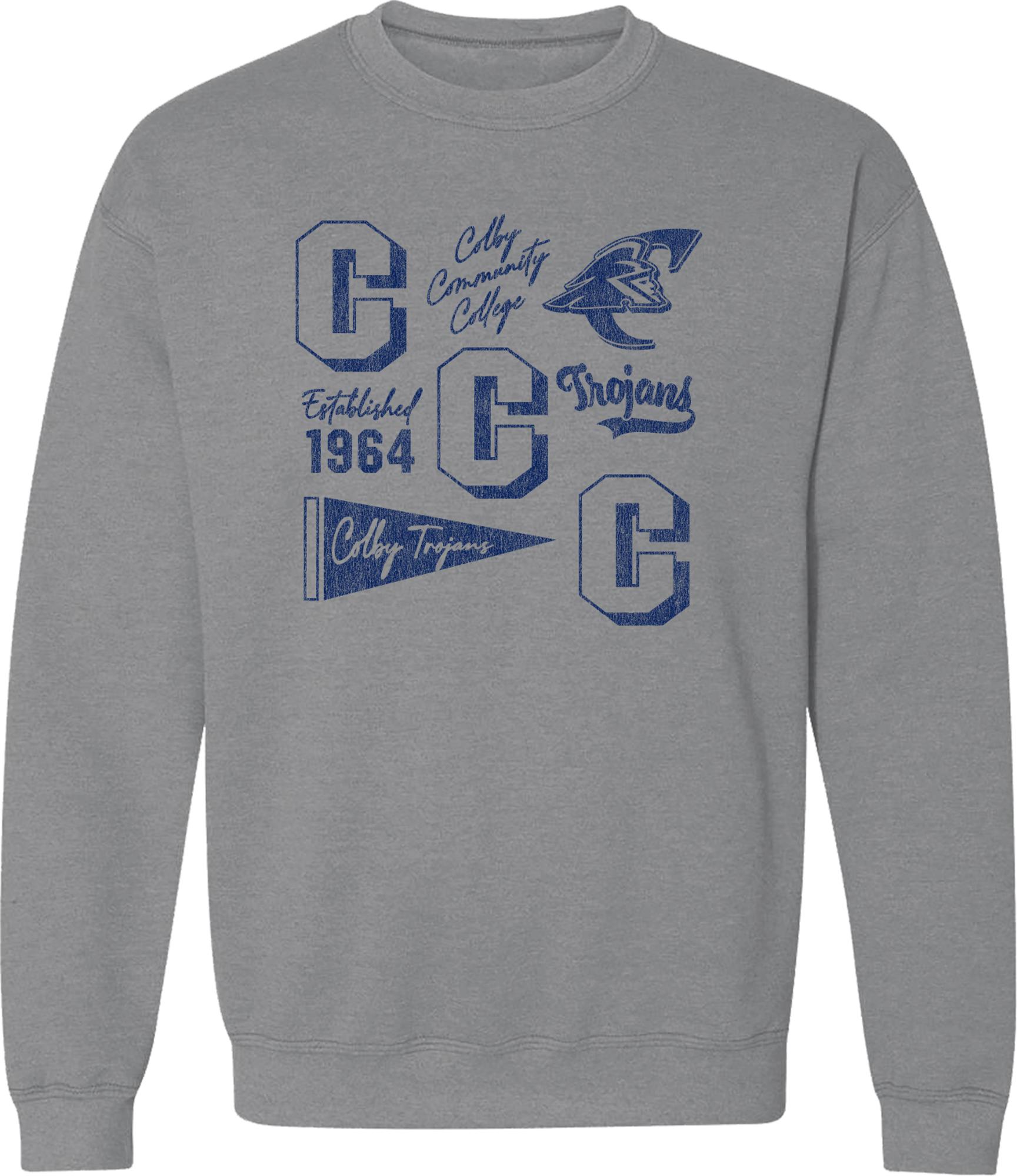 Sport Grey Mascot Crew; $44.99