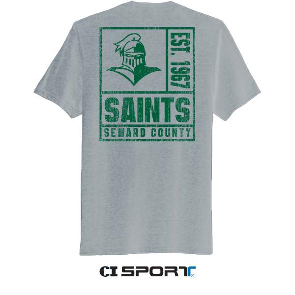 CI SPORT SEWARD SAINTS BABBLER TRIBLEND SHORT SLEEVE TEE; $28.99