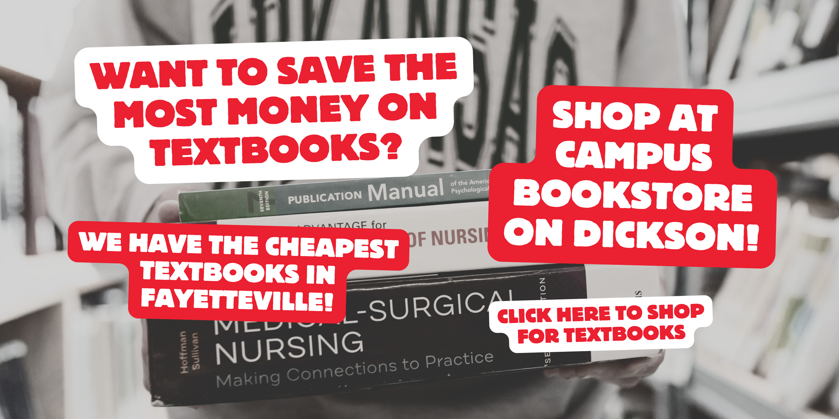 Click to shop Textbooks!