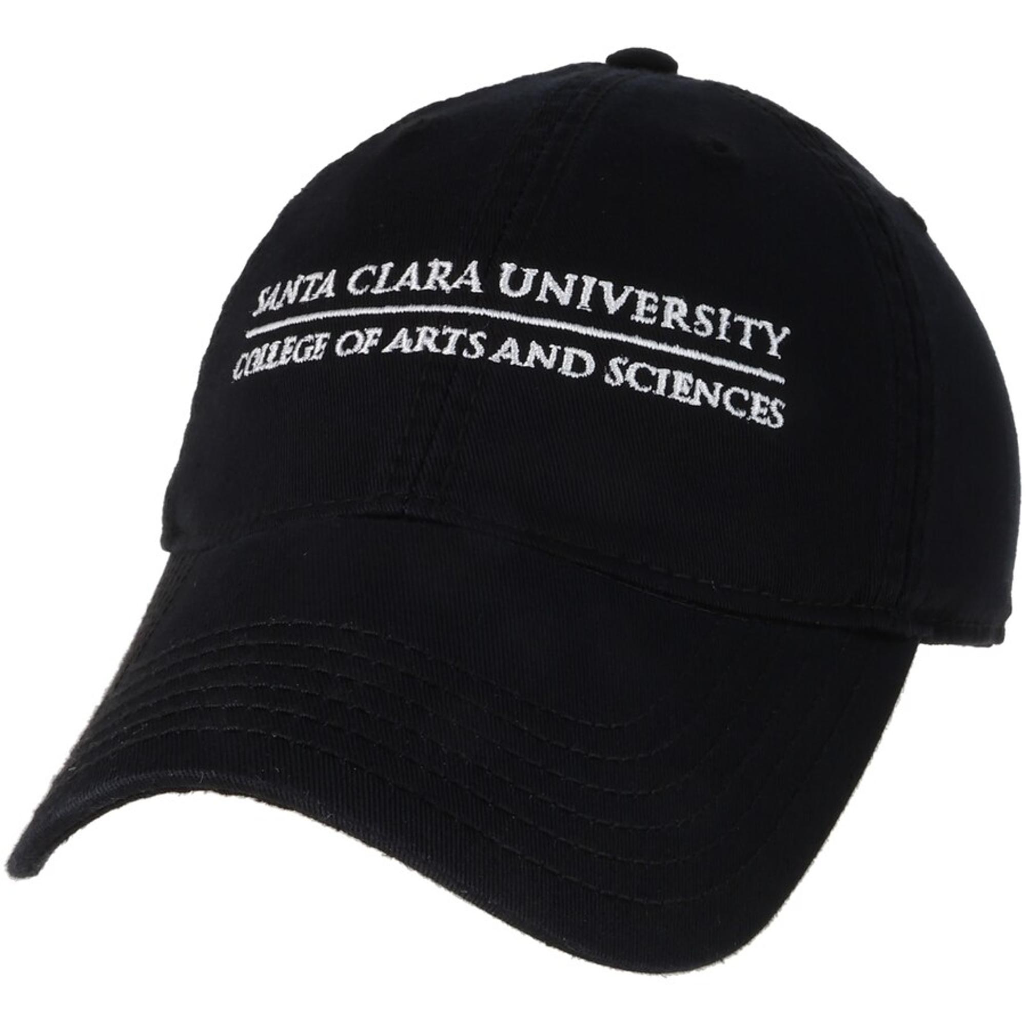 image of: Santa Clara University College of Arts & Sciences Relaxed Adjustable Hat, Black