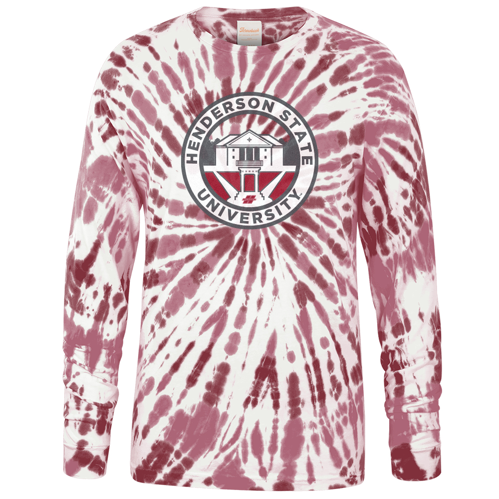 image of: Henderson State University Tie Dye Long Sleeve T-Shirt