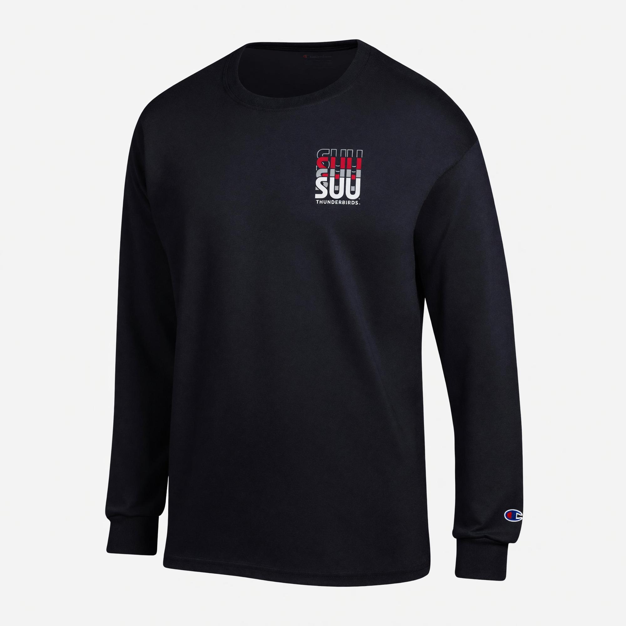 Product image 1 of 1 for Champion Tee Black SUU Thunderbirds Unisex