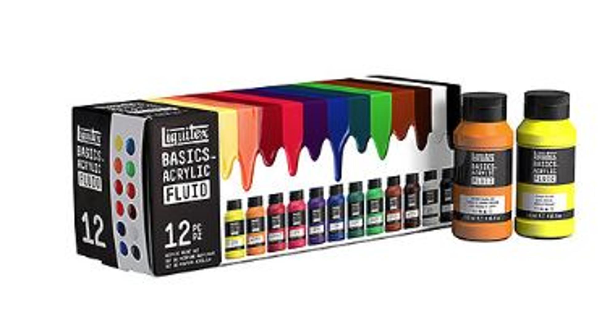 image of: Basics Acrylic Fluid Sets 118ml 6 pc