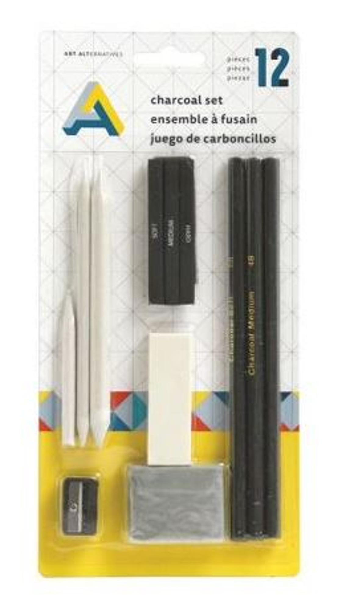 image of: Charcoal Set 12pc