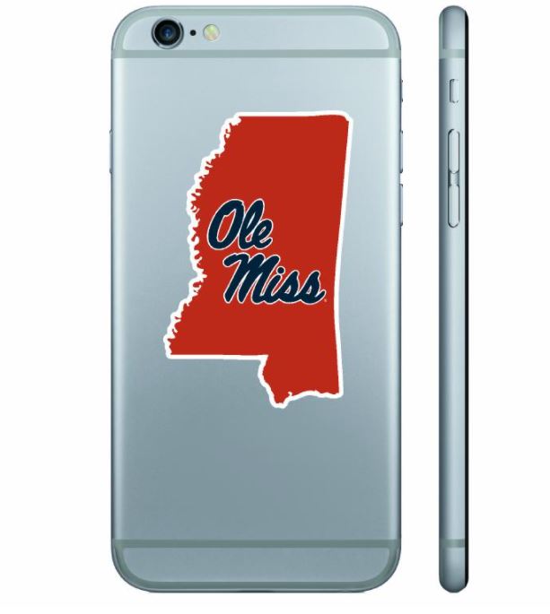 image of: Mini Removeable Decal State Shape