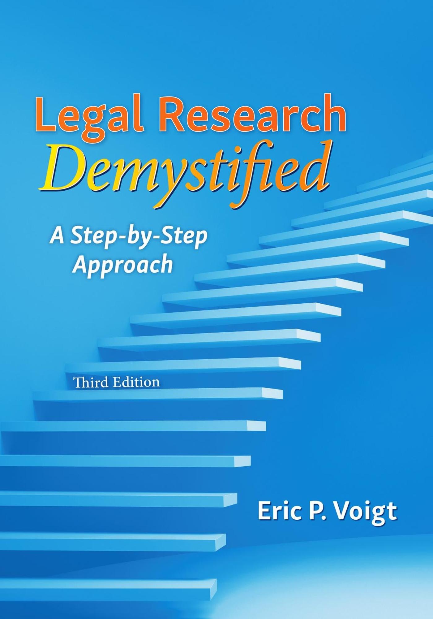 Cover image for Legal Research Demystified