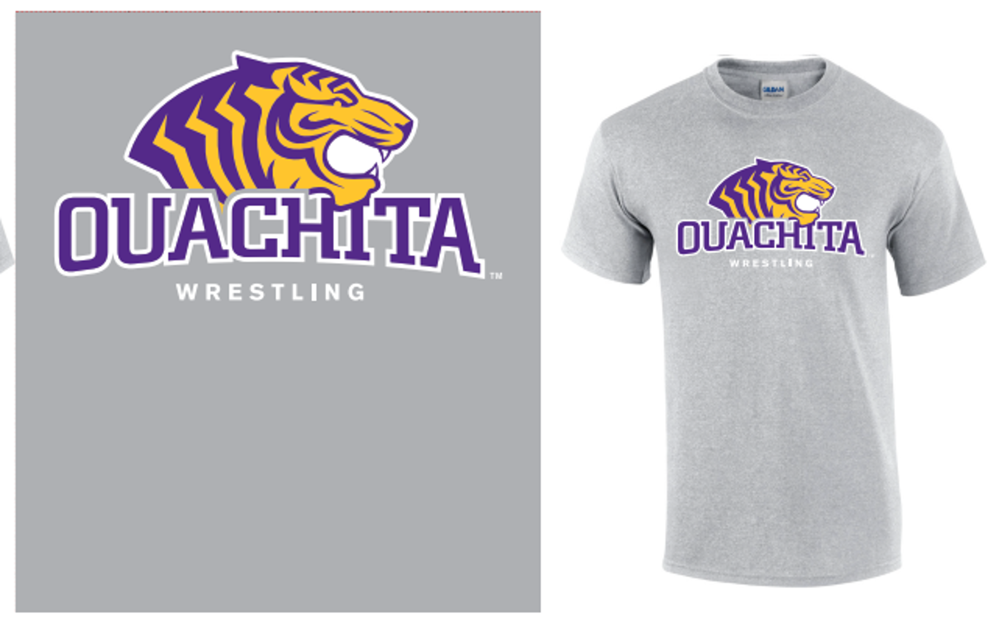 image of: Ouachita Tigers Wrestling Tee