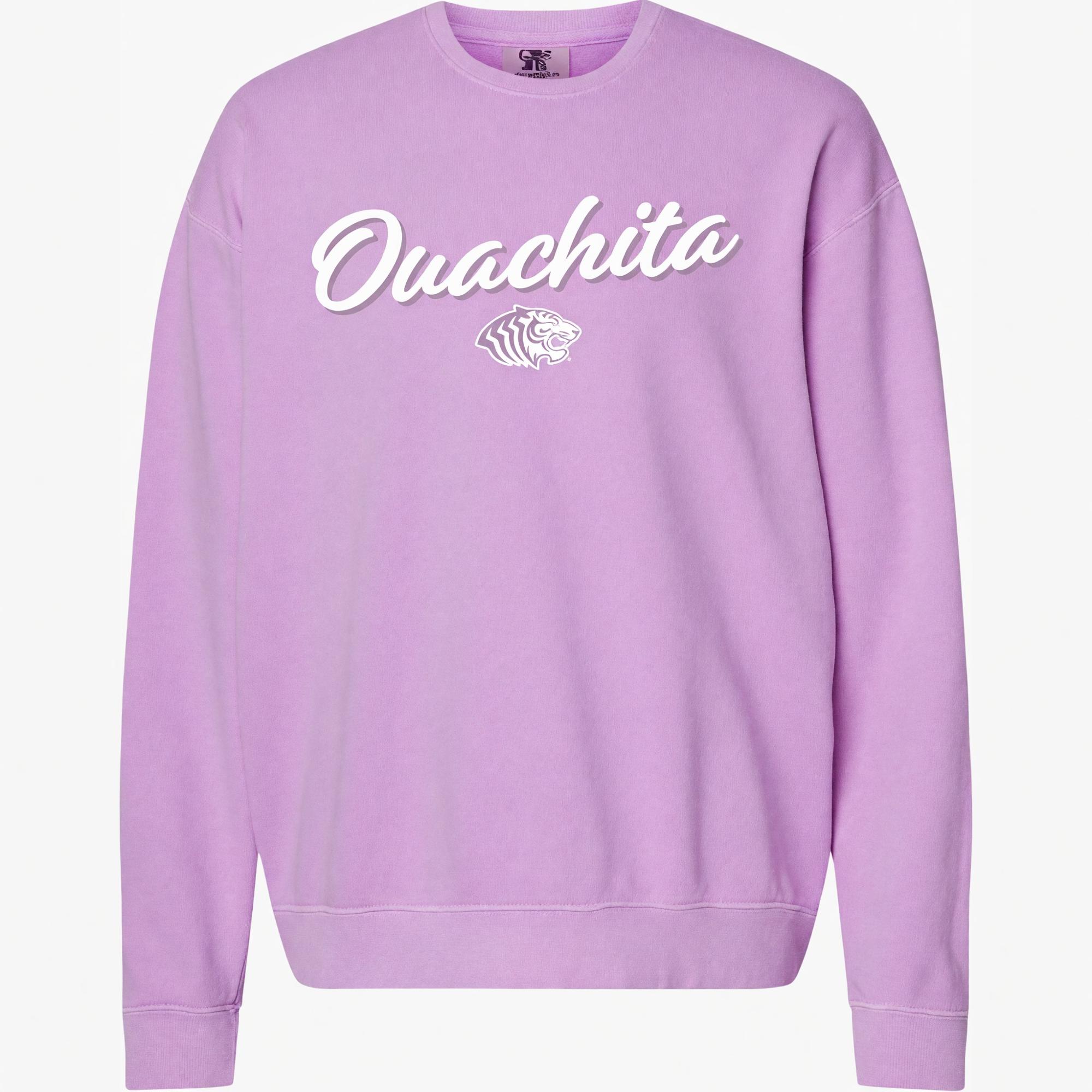 Product image 2 of 2 for Ouachita Garment Dyed Lightweight Crewneck Sweatshirt