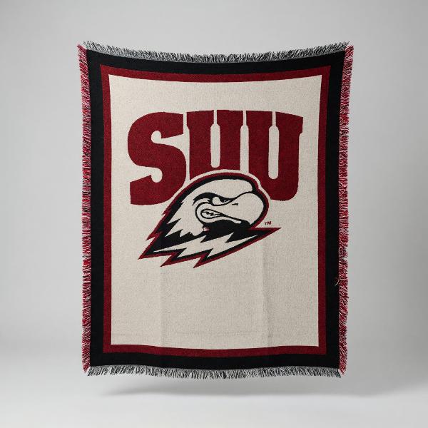 SUU Thunderbirds Scarf Blanket; $89.99