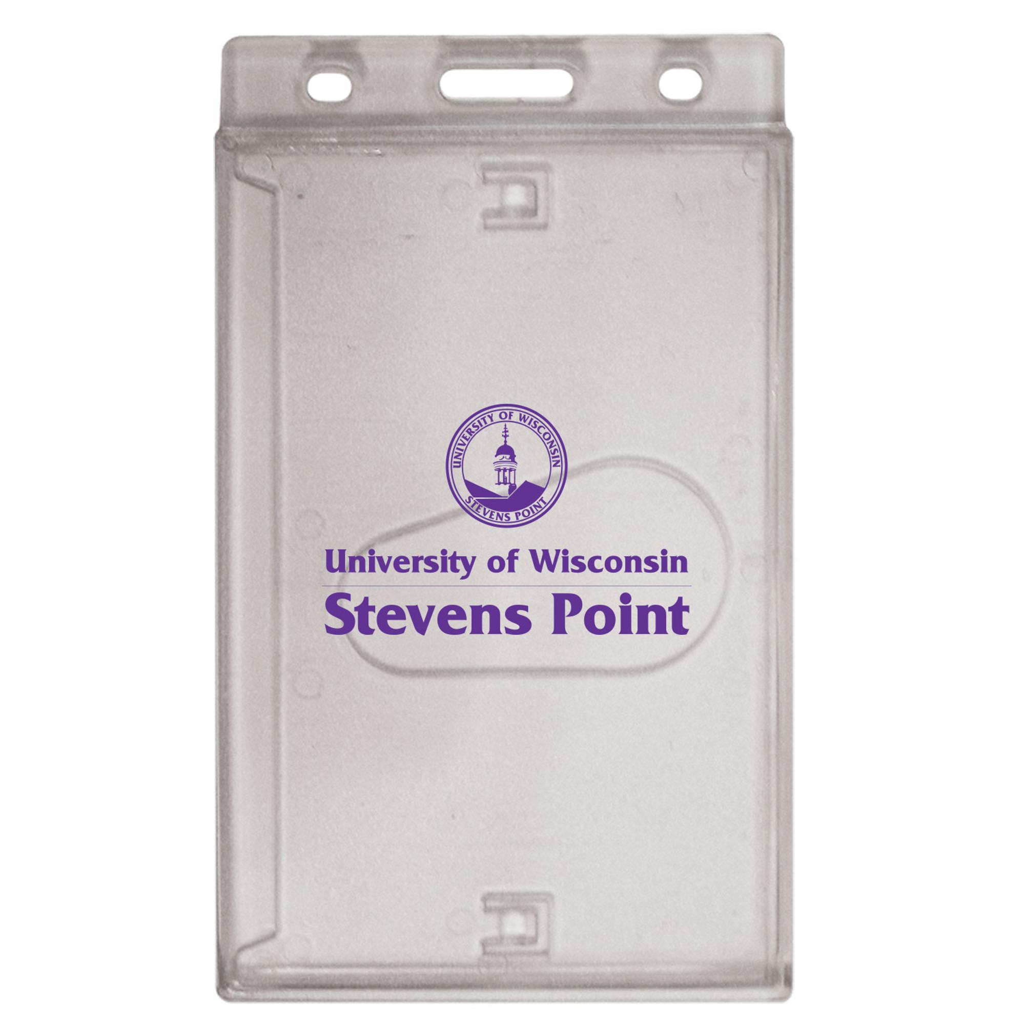 Product image 1 of 1 for UWSP Side Slide ID Holder, Clear