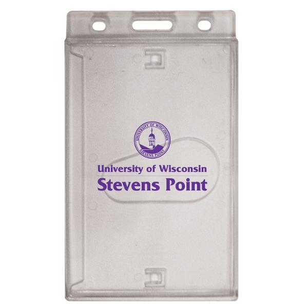 UWSP Side Slide ID Holder, Clear; $11.98