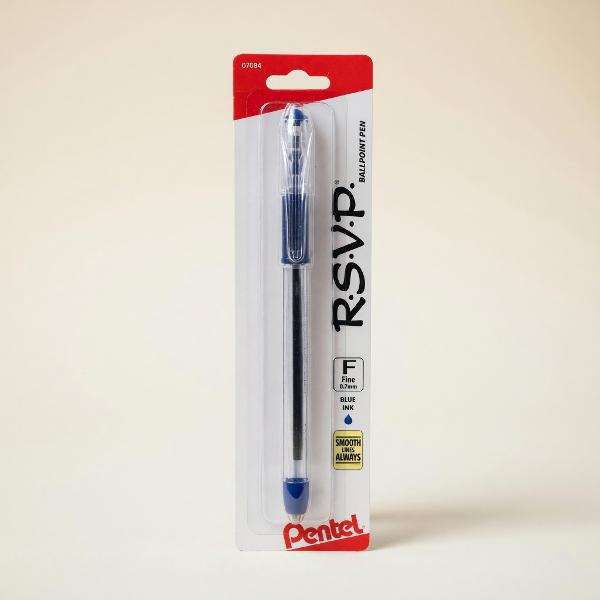 PEN RSVP Fine Blue; $1.99
