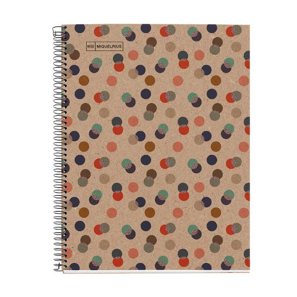 Spiral M.Rius Recycled 4 Subject Confetti; $21.99