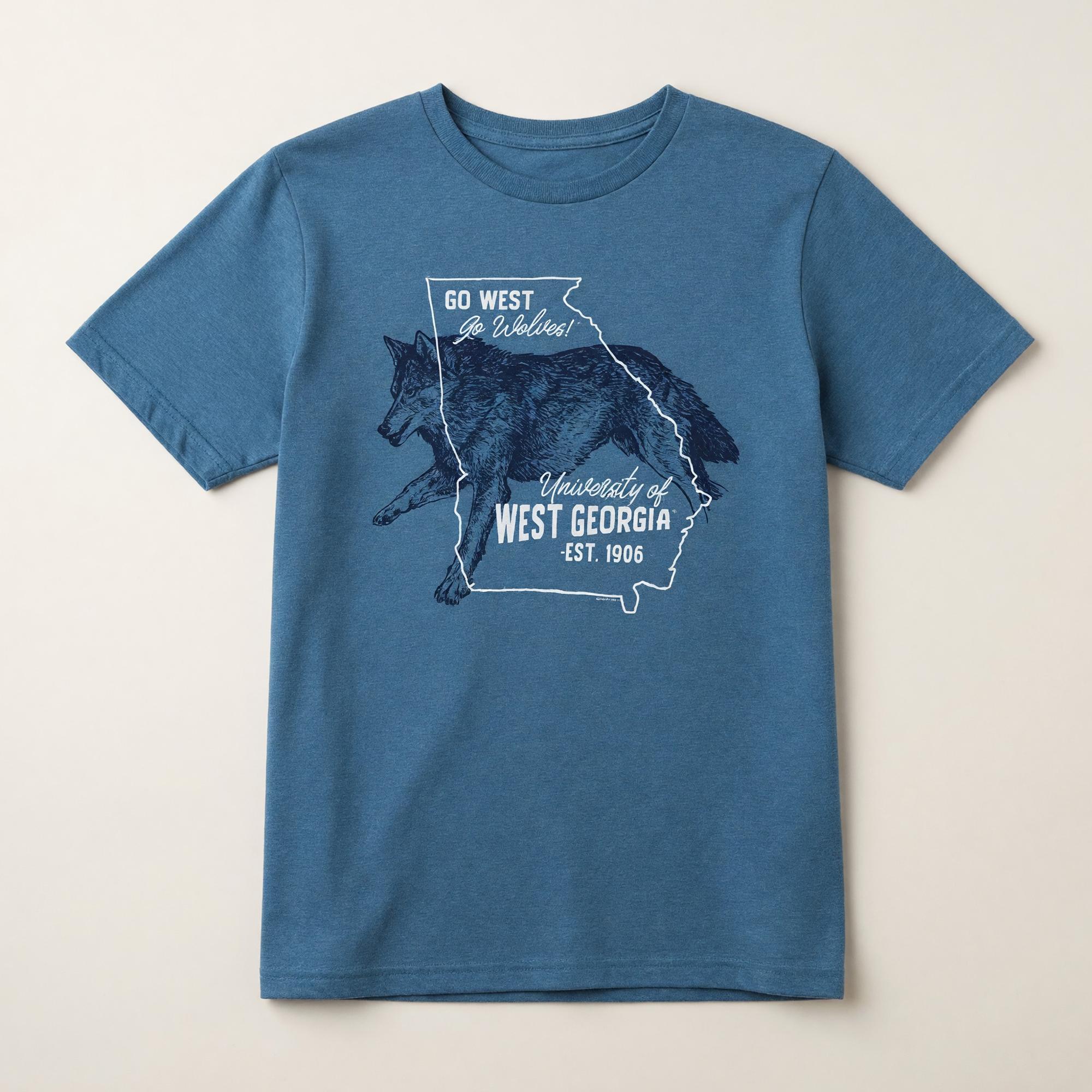Variant 2 of 5 for STATE OUTLINE T-SHIRT