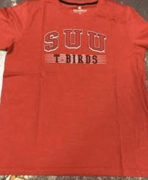 COLOSSEUM YOUTH S/S TEE RED SUU; $26.00