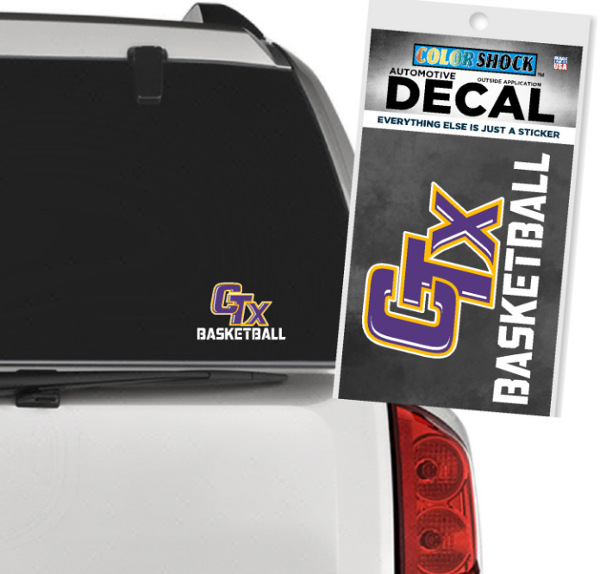 CTX Basketball Decal; $6.99