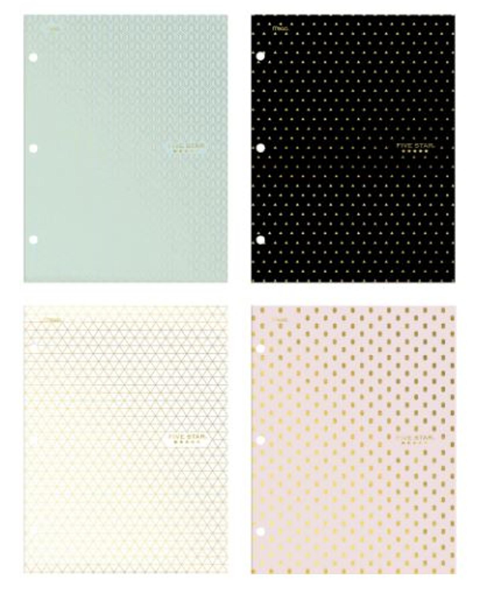 Five Star Style 4 Pocket Laminated Folder