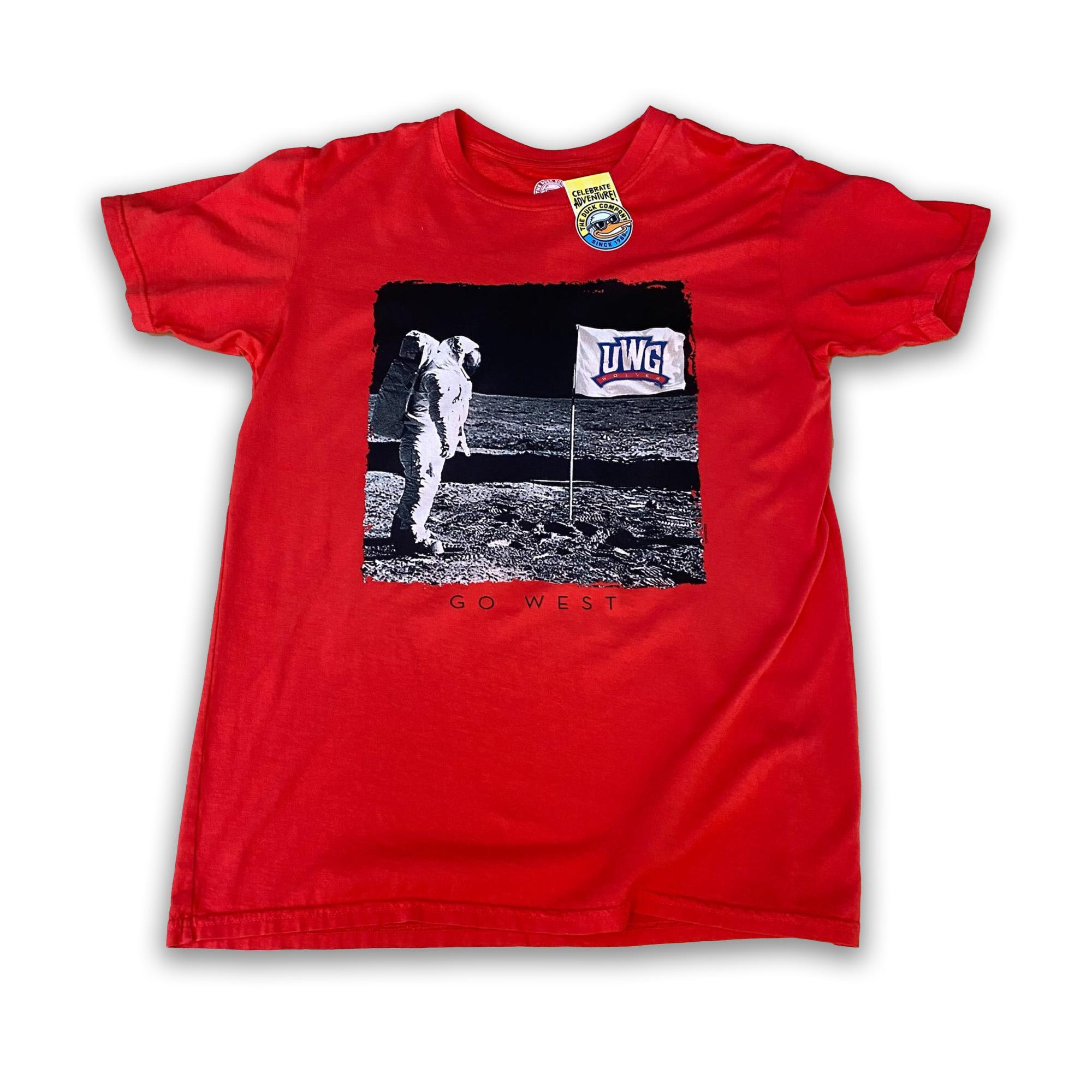 image of: UWG ATHLETICS LOGO MOON LANDING GRAPHIC TEE