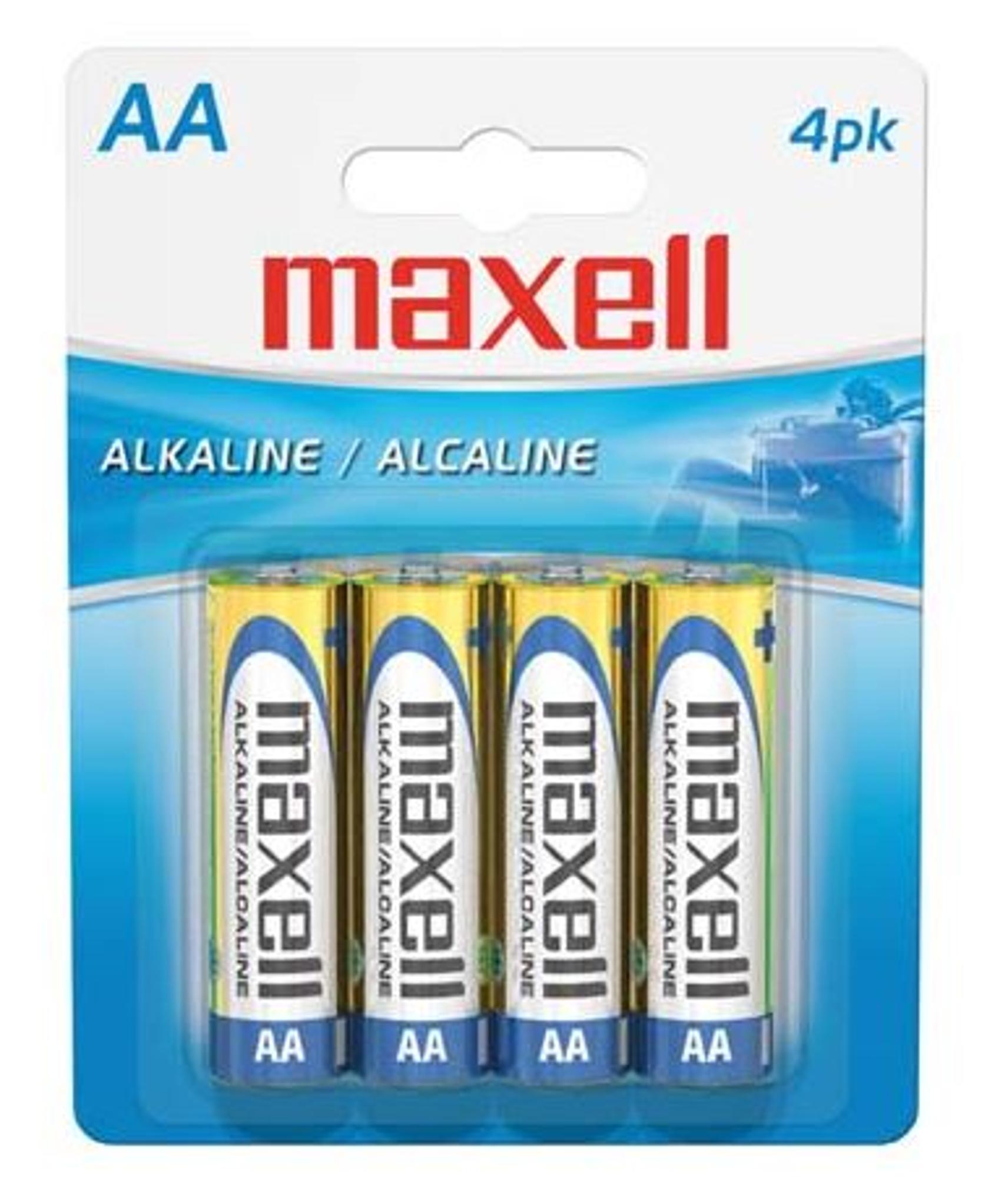image of: Alkaline AA Batteries 4pk