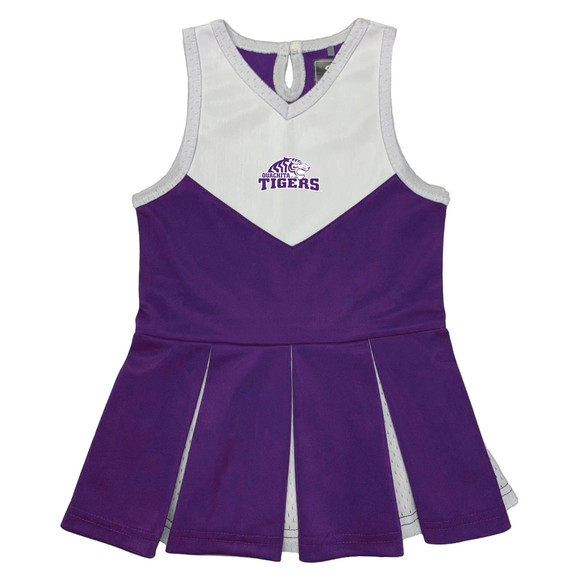 image of: Ouachita Tigers Toddler Cheerleader Dress
