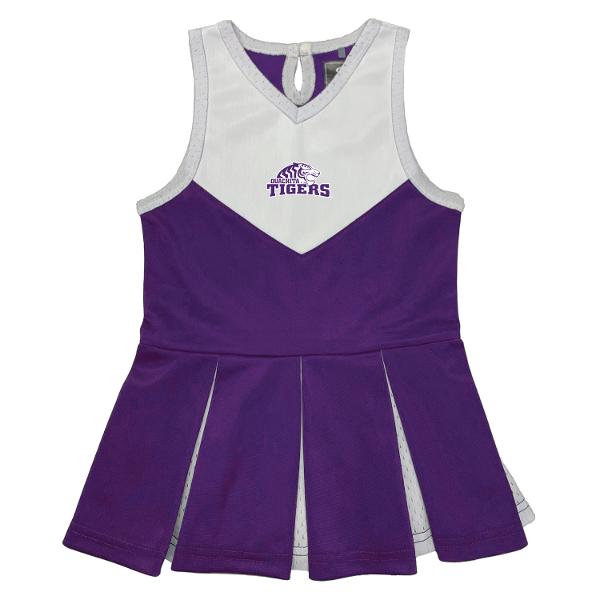 Ouachita Tigers Toddler Cheerleader Dress; $54.99