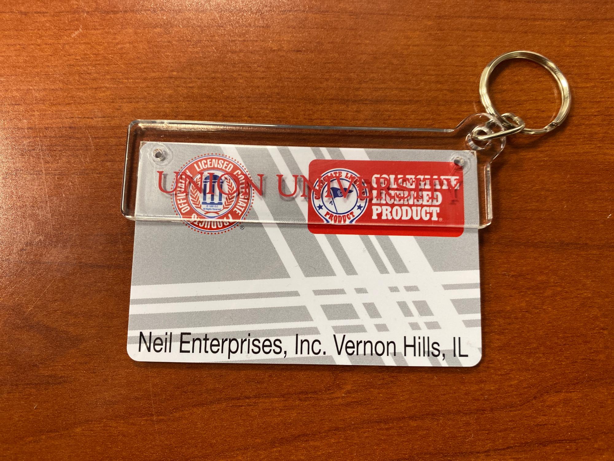 image of: Union University Easy Slide ID Holder with Keyring