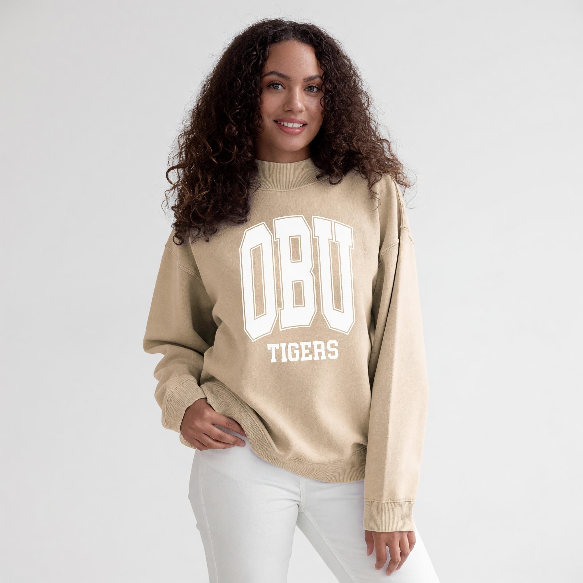 Product image 1 of 2 for OBU Tigers Nantucket Mock-Neck