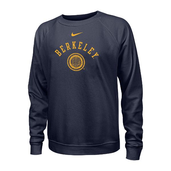 Women's Varsity Fleece Crew Berkeley Seal Logo; $64.00