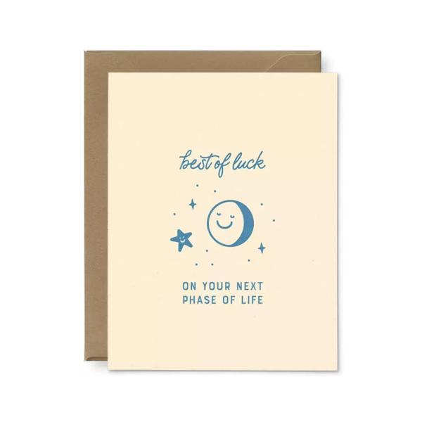 Next Phase of Life Congratulations Greeting Card, Beige; $7.98