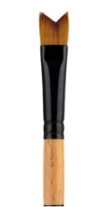 image of: Dynasty Black Gold Short Handle Whales Tail Brushes