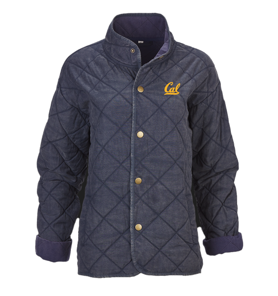 Women's Quilted Market Jacket Cal Logo; $99.99