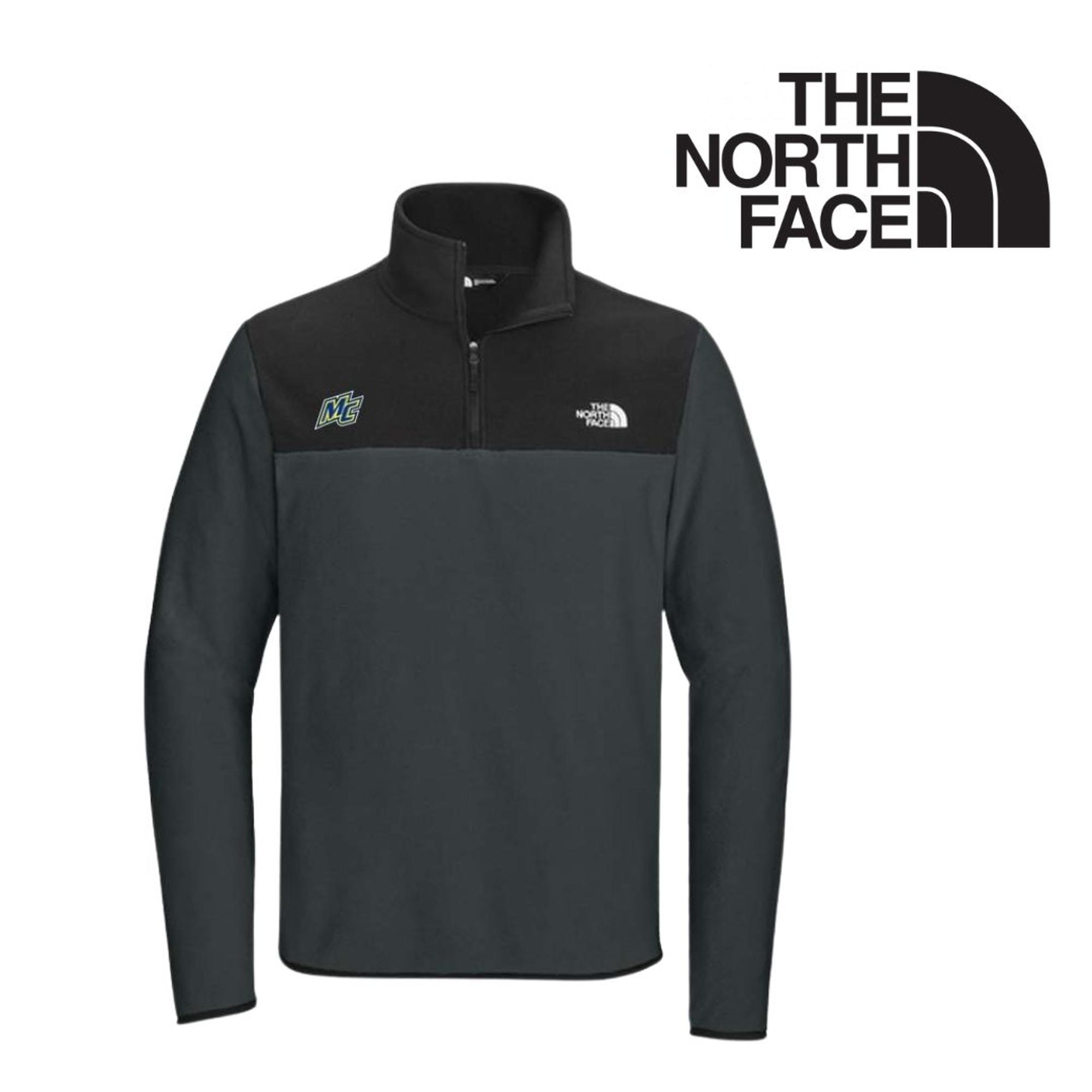 image of: Asphalt Grey North Face Glacier 1/4 zip Fleece